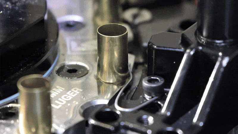 Priming station spring installed on a press
